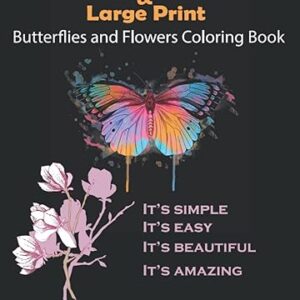 Deep Print Butterflies