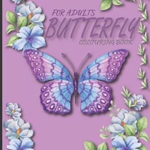 Adults Butterfly Coloring Book