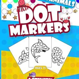 Sea Animals Dot Markers Activity Book